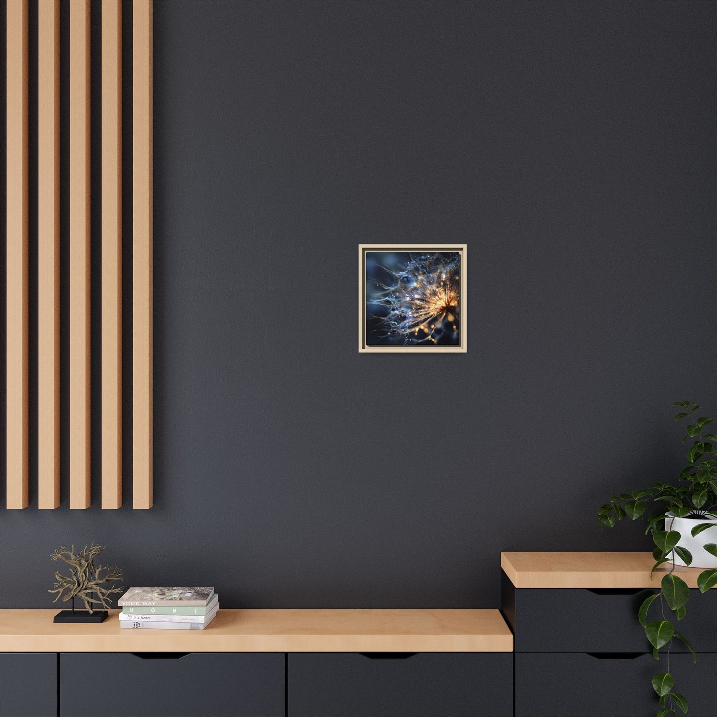 "Intentional Wish" - Framed Matte Canvas Art