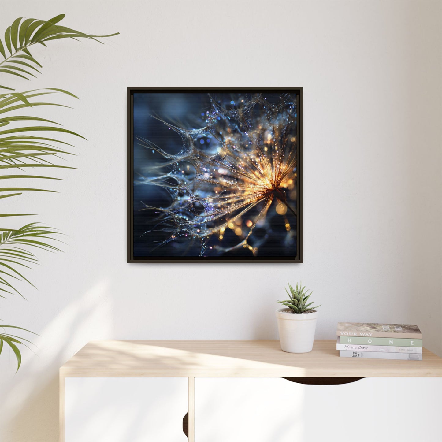 "Intentional Wish" - Framed Matte Canvas Art