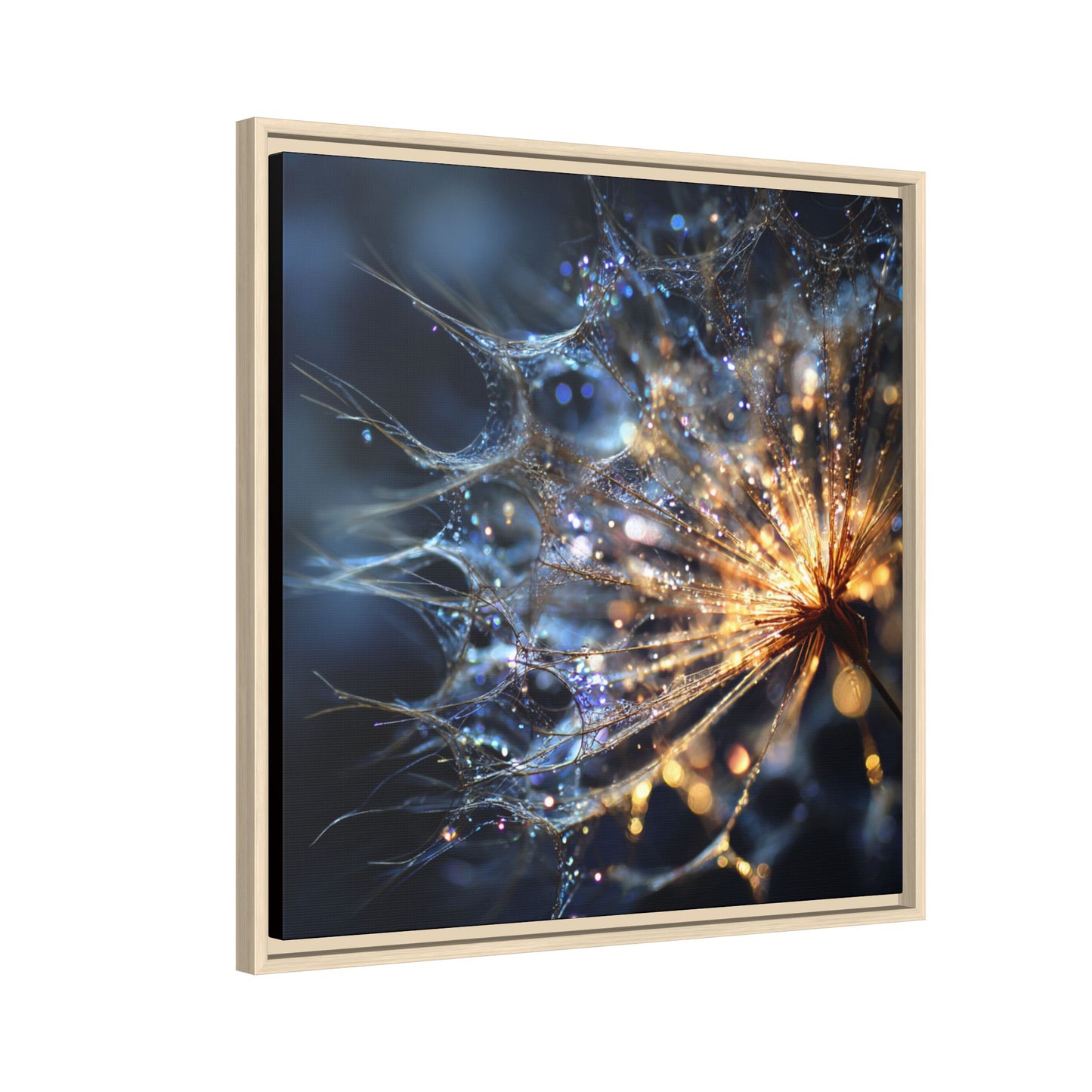 "Intentional Wish" - Framed Matte Canvas Art