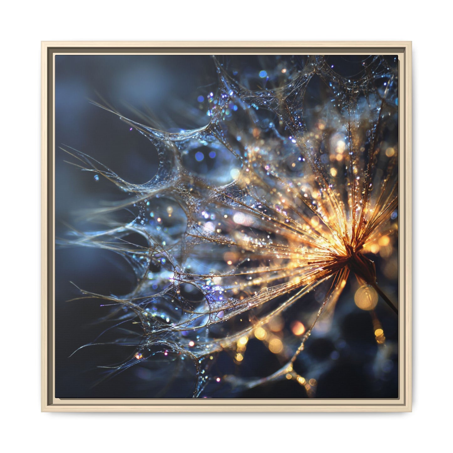 "Intentional Wish" - Framed Matte Canvas Art