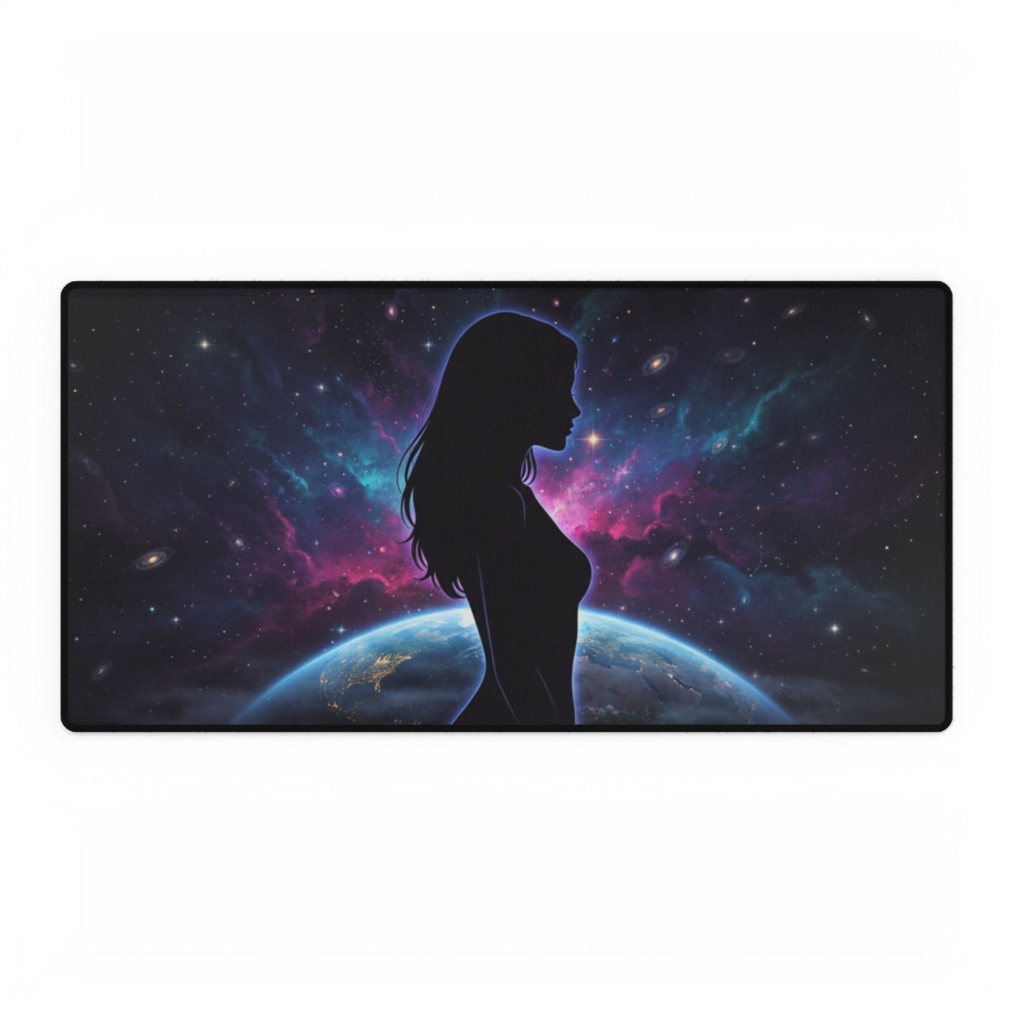 Feminine Galaxy Desk Mat — XXL Gaming / Office Mousepad