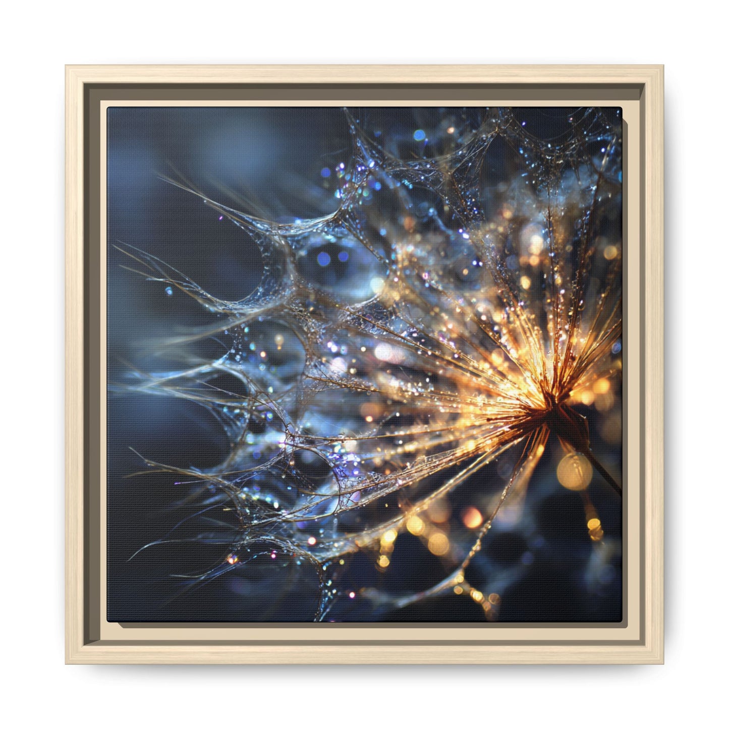 "Intentional Wish" - Framed Matte Canvas Art
