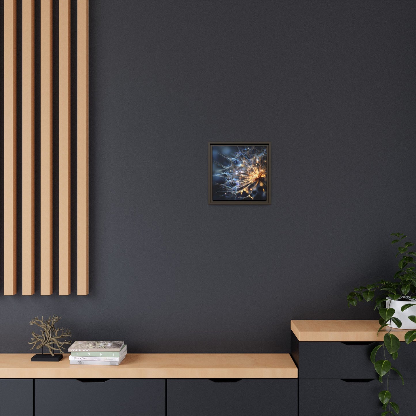 "Intentional Wish" - Framed Matte Canvas Art
