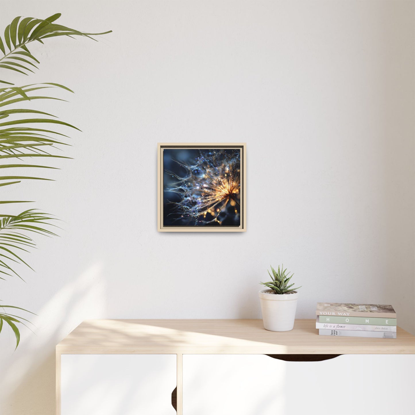 "Intentional Wish" - Framed Matte Canvas Art