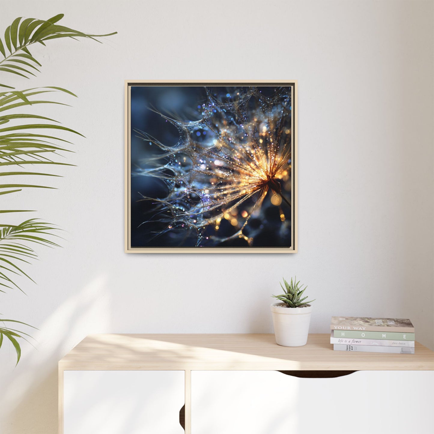 "Intentional Wish" - Framed Matte Canvas Art