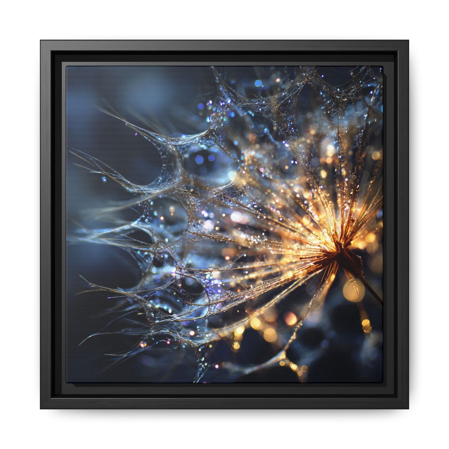 "Intentional Wish" - Framed Matte Canvas Art