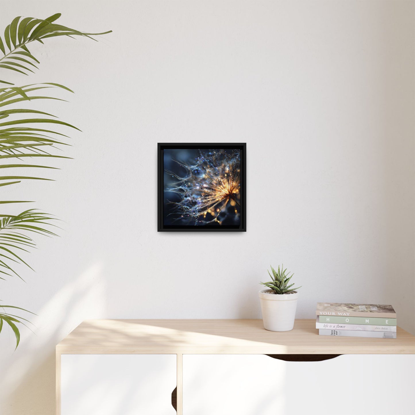 "Intentional Wish" - Framed Matte Canvas Art