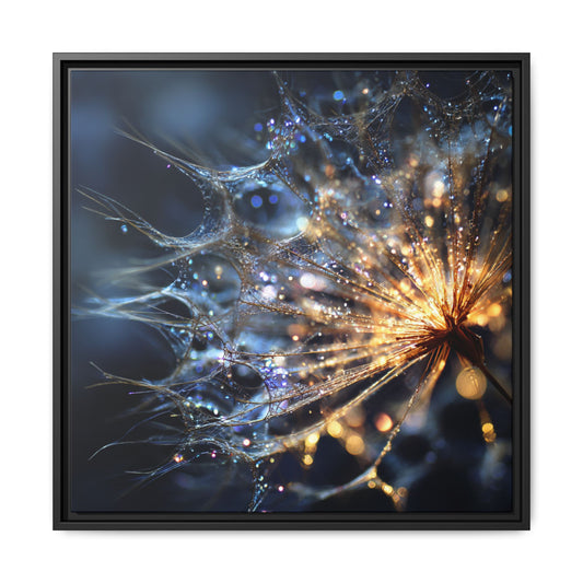 "Intentional Wish" - Framed Matte Canvas Art