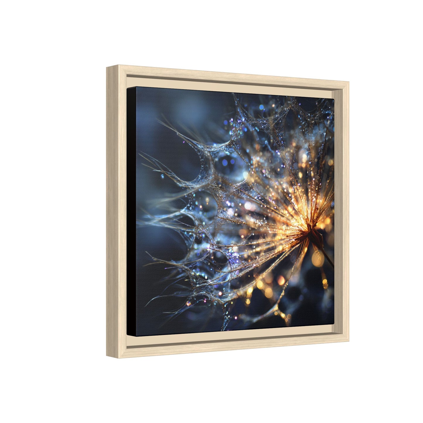 "Intentional Wish" - Framed Matte Canvas Art